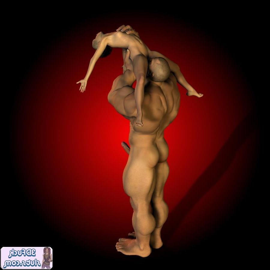 16P Large toon dude fucks girl
