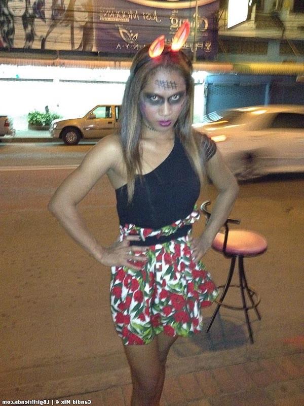 16P Candids of hot Pattaya Ladyboys at sex bars and freelance