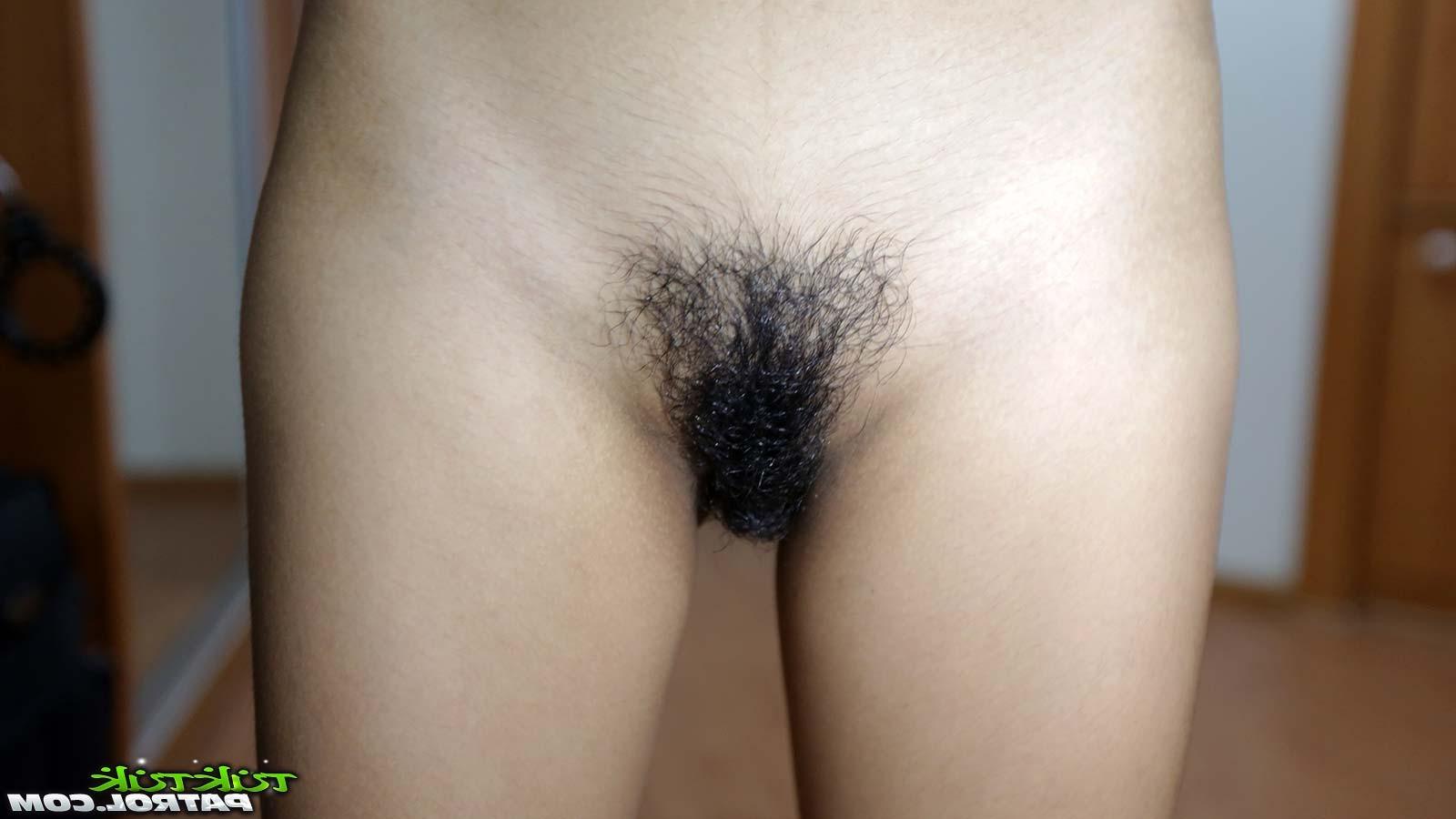 12P Skinny Thai teen with hairy pussy and big tits creampied