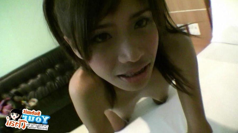 16P Tiny petite Thai babe with braces sucks and fucks for a creampie