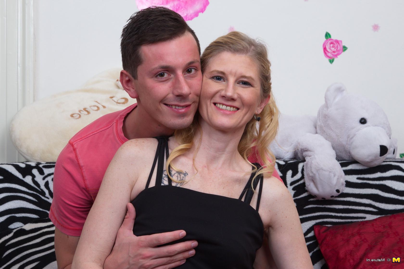 16P Naughty housewife playing with her toy boy