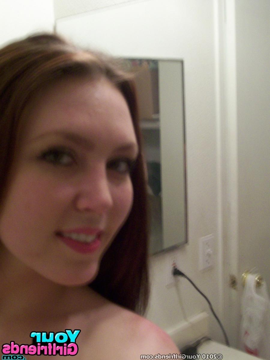 11P Girlfriend with big tits and shiny wet pussy takes hot self pics for us