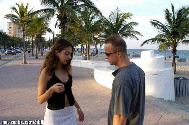12P Young eighteen year old latina has the guy cum on her ass