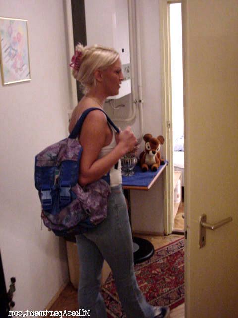 12P Sexy blonde fucks the piss out of me and takes it on her face