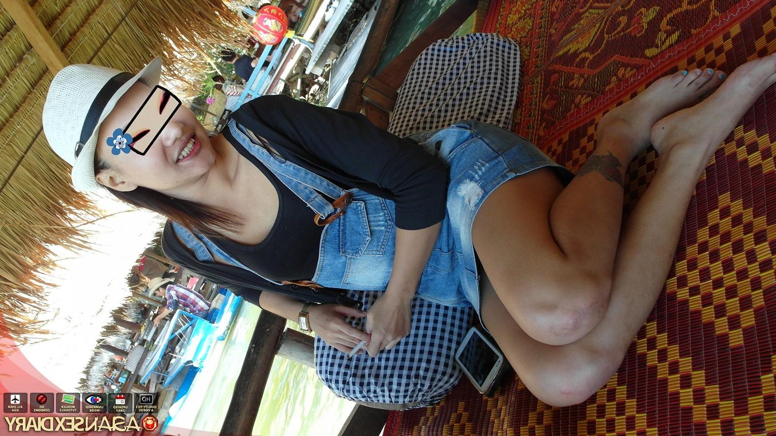 15P Tattoed Thai babe with beefy cunt stuffed and facialed