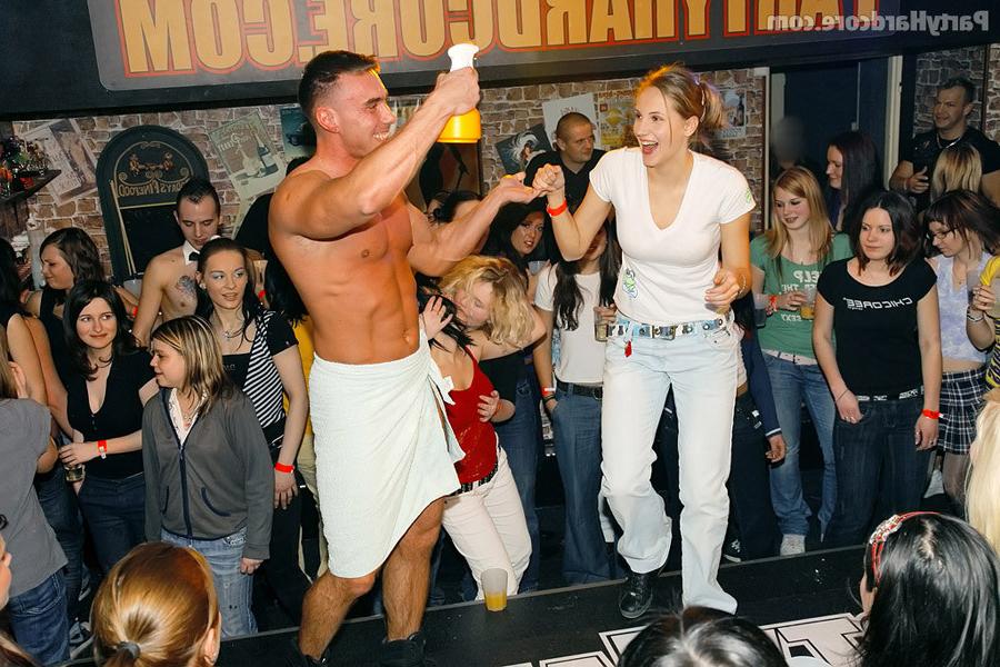17P Horny women go wild for male strippers at Party Hardcore