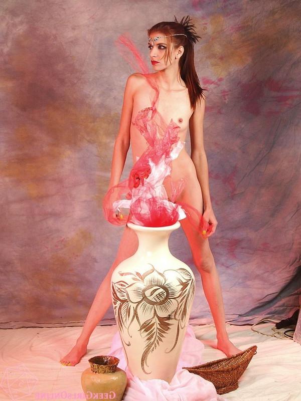 15P Hot nerdy geek girl