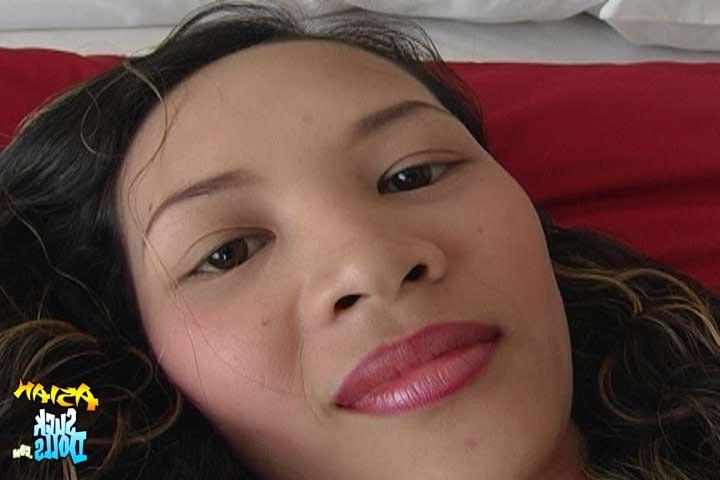 15P Thai cutie with tight pussy and soft lips gets blasted in the face with cum