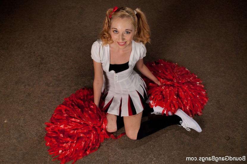 15P Pom Pom Girl gets Gang Banged by Basketball Coach and Team!