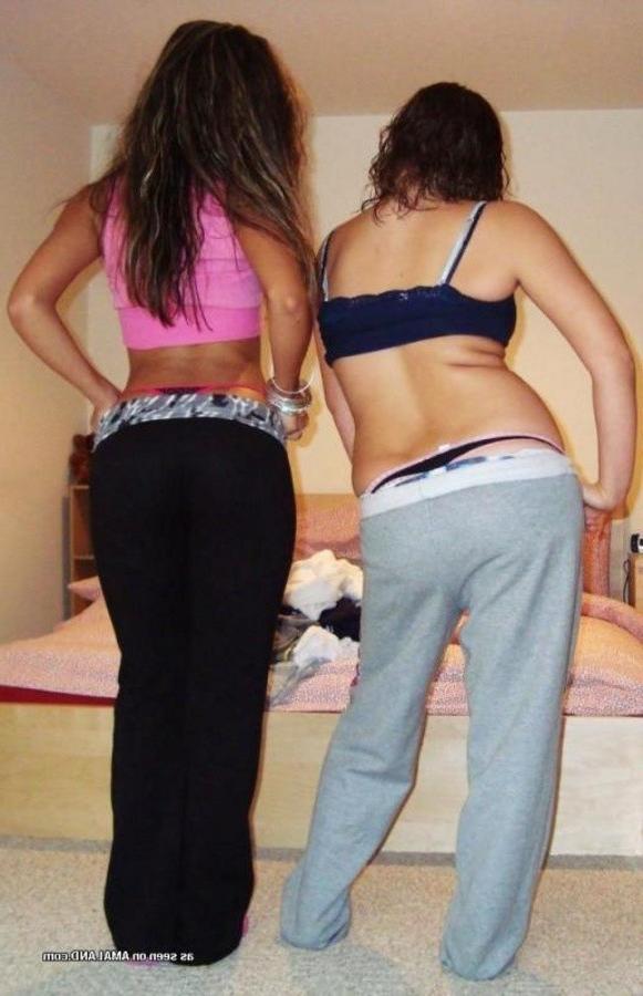 12P Selection of a naughty mexican hottie posing with her bffs