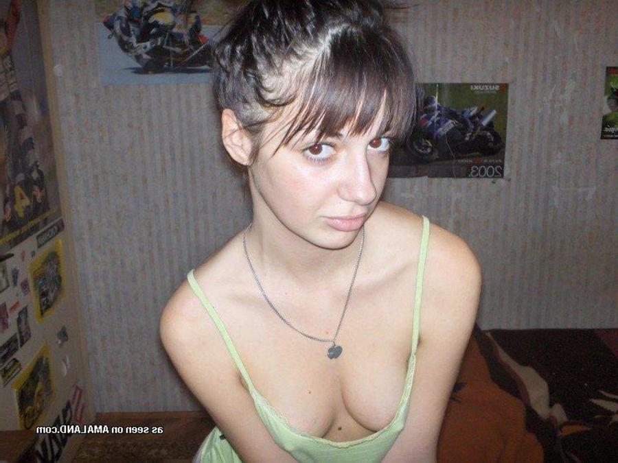 12P Collection of a slim Mexican chick teasing her boyfriend