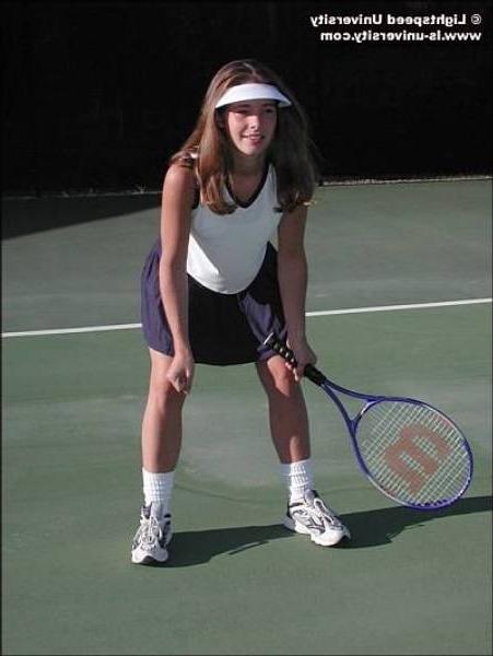 16P Tawnee Stone plays tennis and strips down to her panties