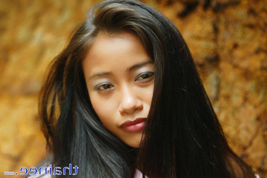 15P Really tiny Thai teen poses in cute outfit on the seaside rocks