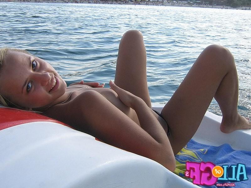 12P Hot girl friends have hot beach fun