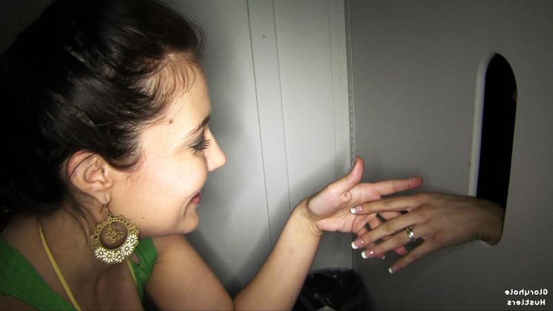 20P Two Girls One Gloryhole Booth Cum Swapping and Swallowing