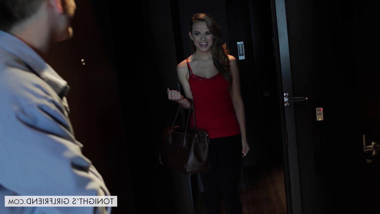 15P Pornstar escort meets her new client in his hotel room