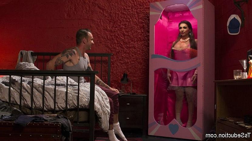 17P Jessy Dubai latex ts barbie with big hard cock ass fucks Will Ha
