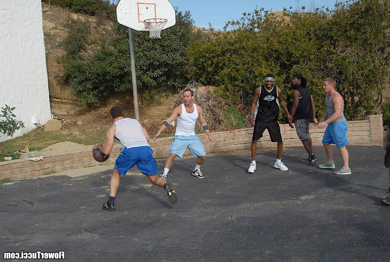 16P Flower and her friends are takin on the basketball team here in these hot pics