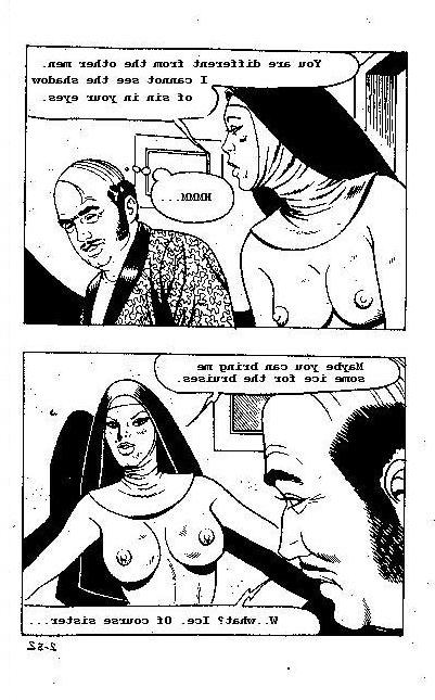 15P horny nun gets a lesson in anal sex