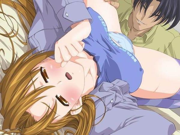 15P Hot hentai lesbians touching their bodies with lust