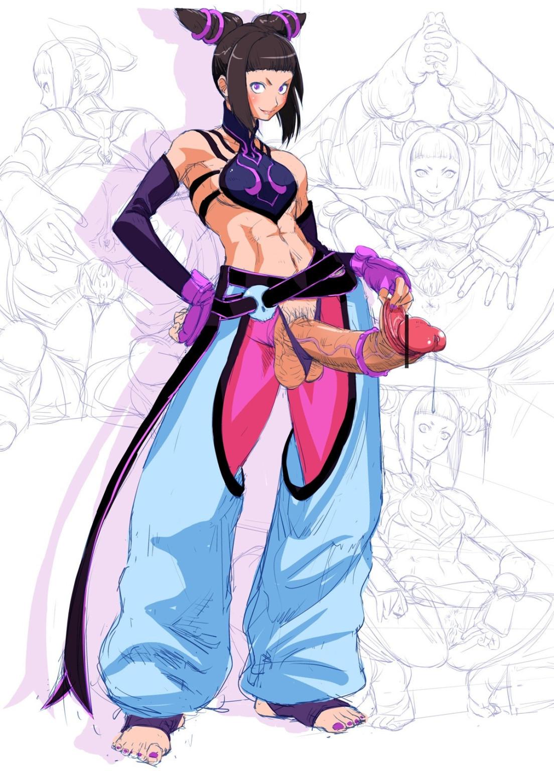 24P Shemale Hentai street fighters