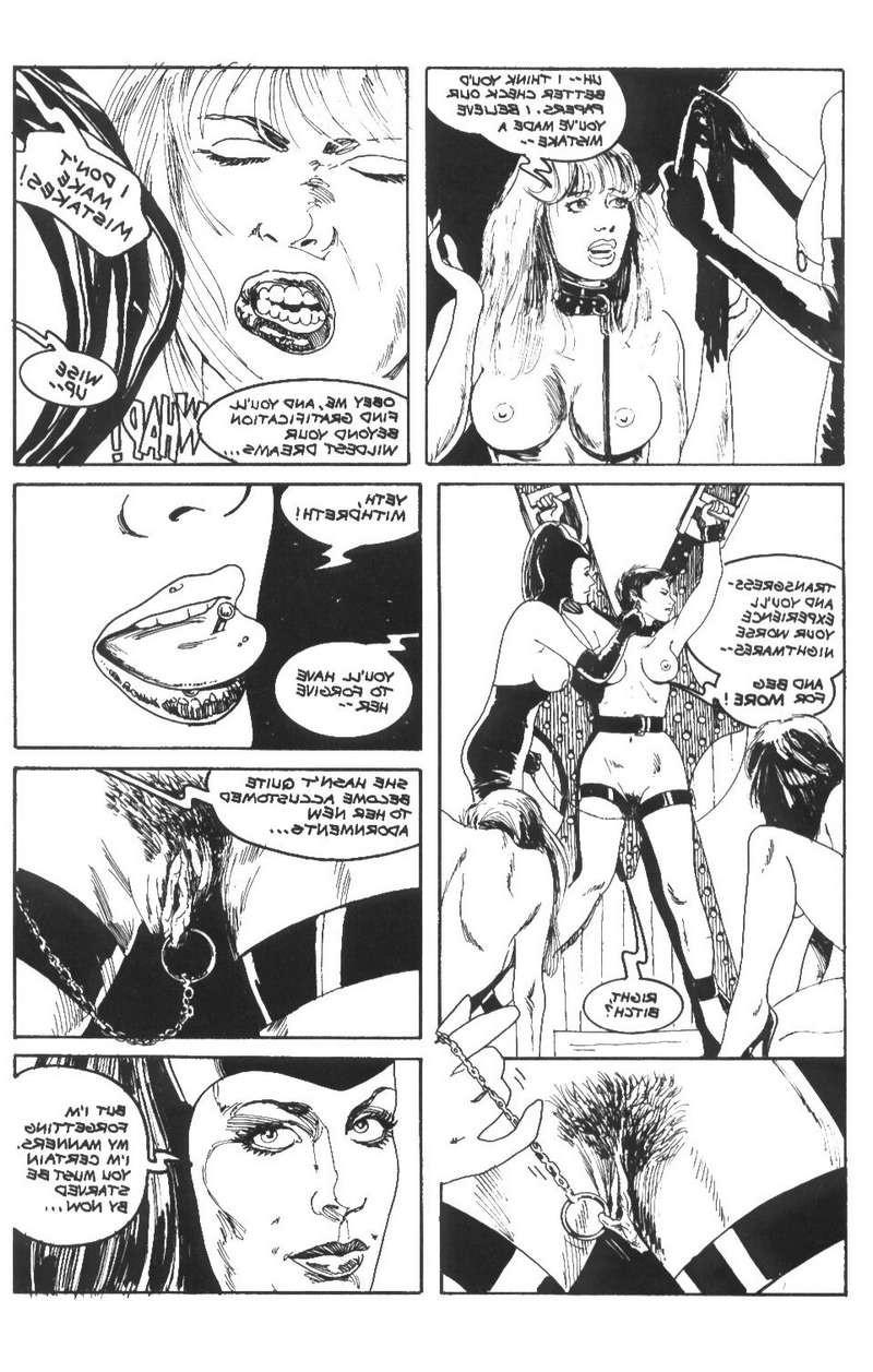 12P BDSM lesbian cartoon orgy