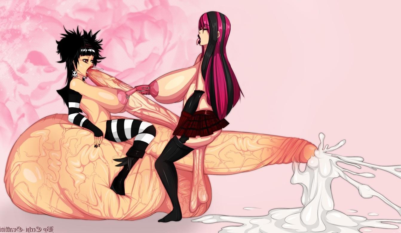 13P Gothic anime shemales