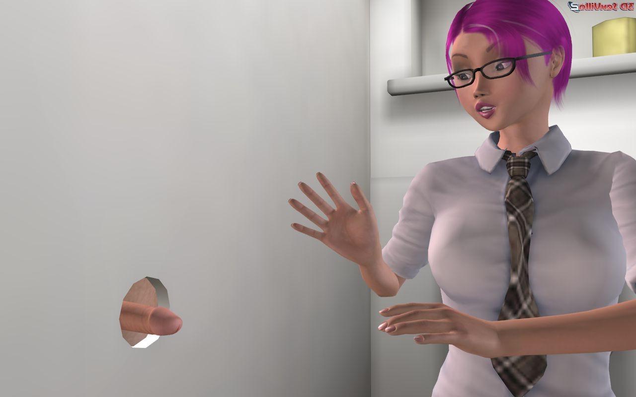 16P Animated gloryhole action with a surprise ending