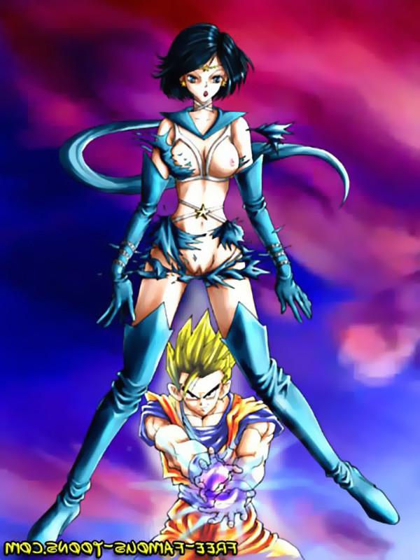 10P Sailormoon and Dragonball anime hentai sex