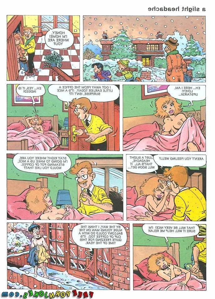 9P Funny sexual adventures of cartoon comic girls in different life