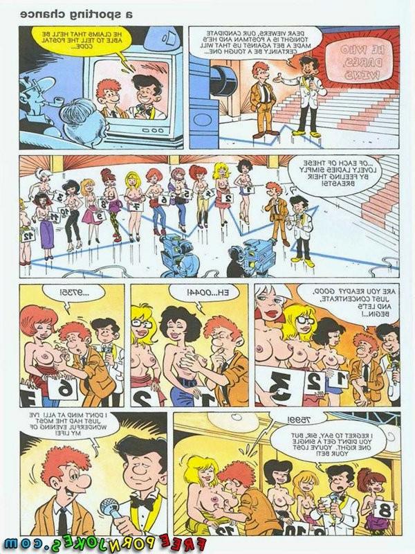 9P Funny sexual adventures of cartoon comic girls in different life