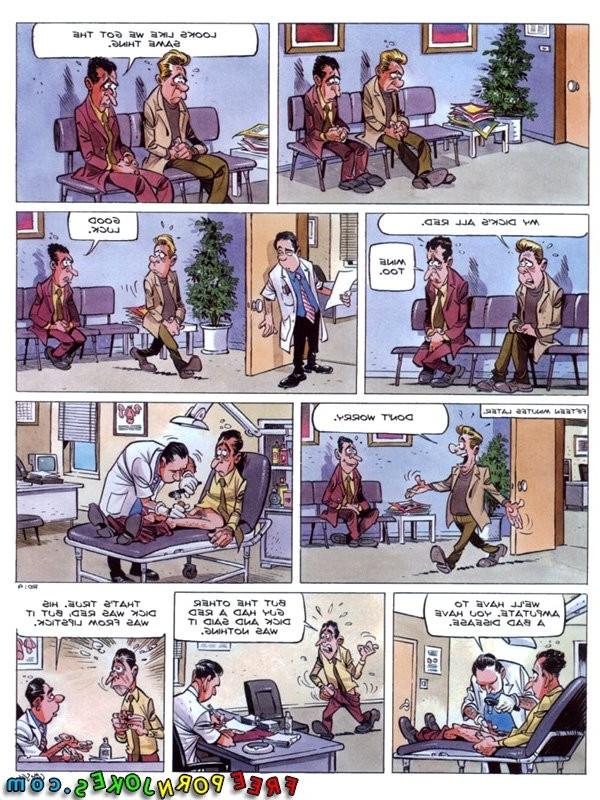 9P Funny sexual adventures of cartoon comic girls in different life