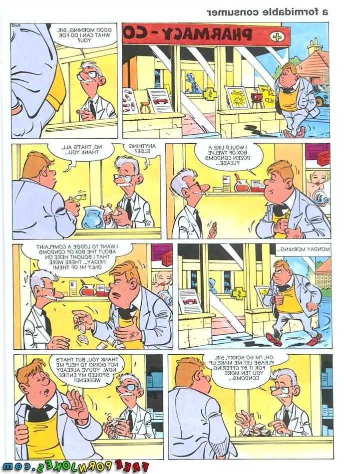 9P Funny sexual adventures of cartoon comic girls in different life