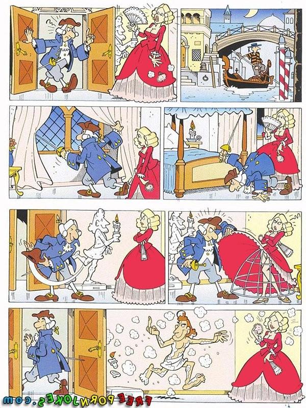 9P Funny sexual adventures of cartoon comic girls in different life