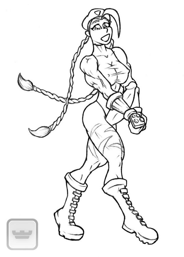 13P Street Fighter anime shemale