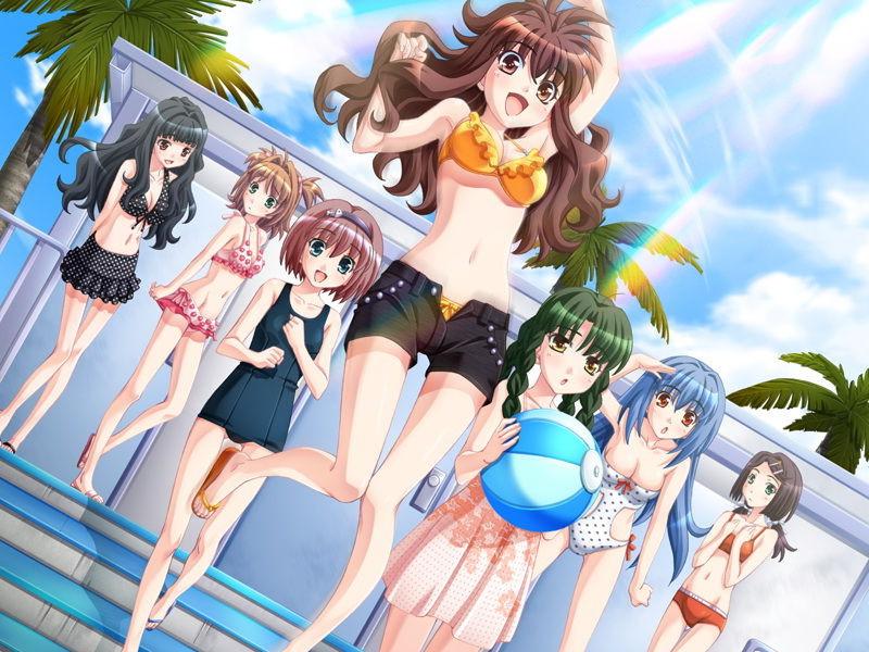14P Petite hentai teens crazy summer beach adventures of love