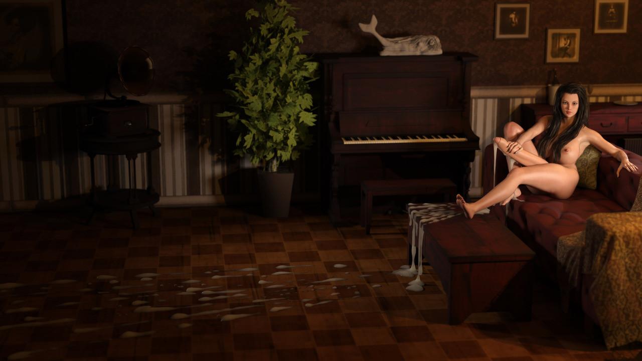 16P Self sucking futanari