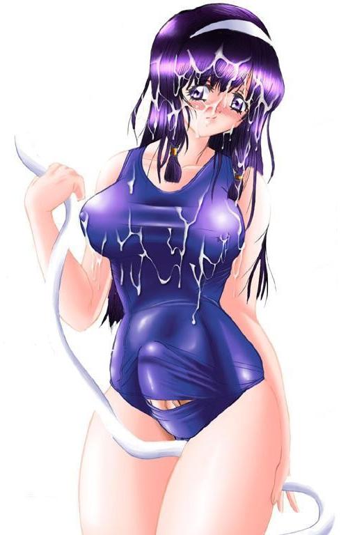 10P Futanari hard cocks in swim suits