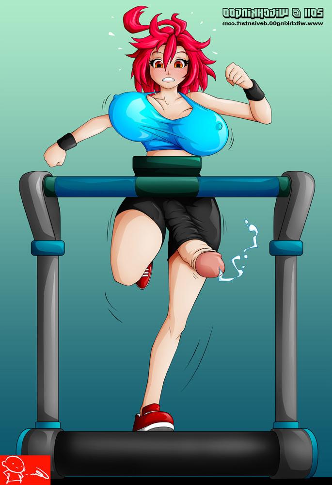 10P Futanari hard cocks in swim suits