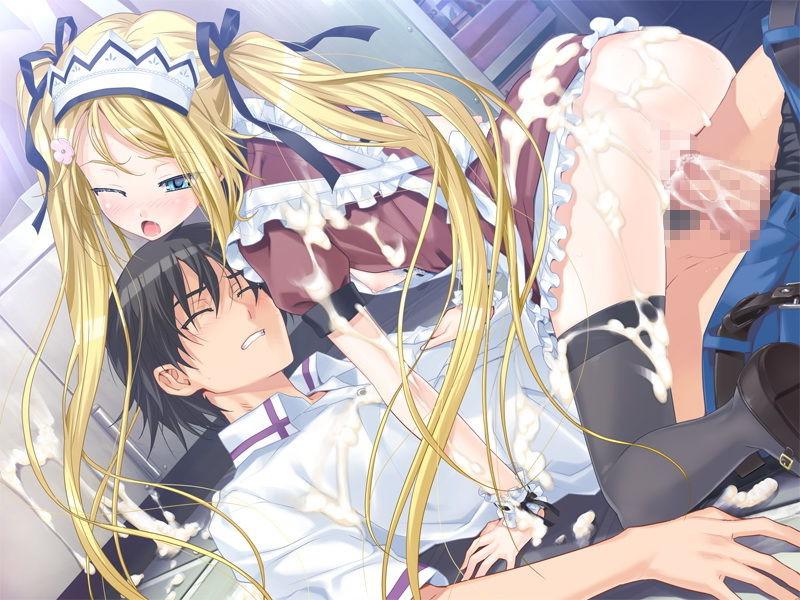 14P Gorgeous anime teens take turns spreading their ass  suckin dick