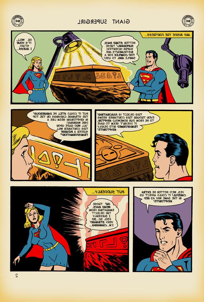 4P Supergirl dickgirl comics