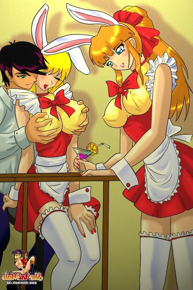 12P Anime shemale with two cocks