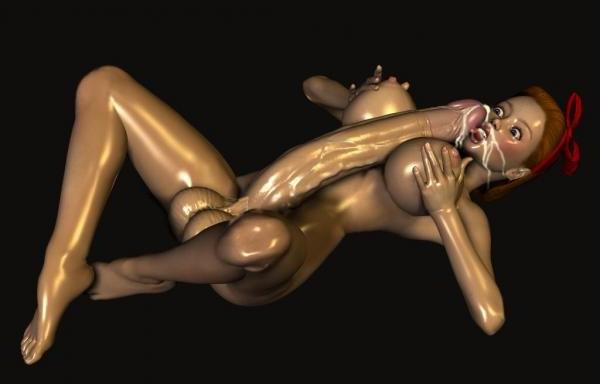 15P Futanari huge cocks