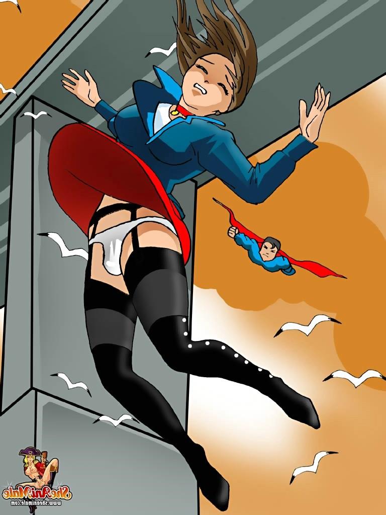 12P Shemale cartoon fucks Superman