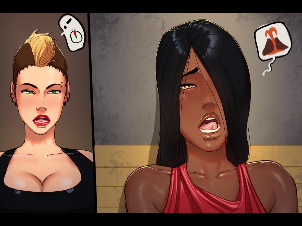 10P Interracial futanari sex