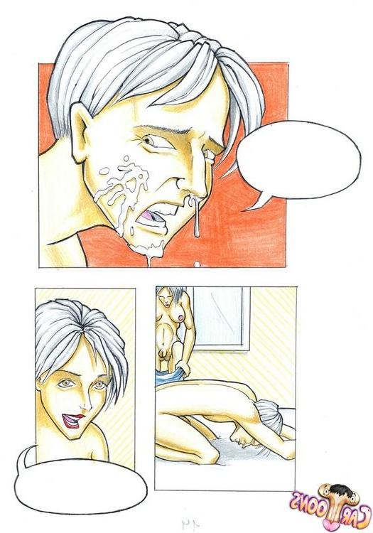 15P Tranny cartoon threesome