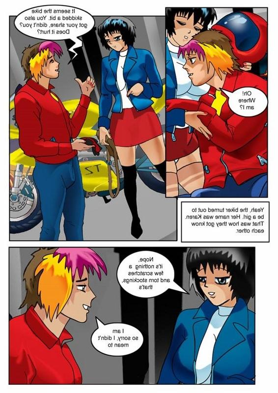 15P Drawn shemale sex comic
