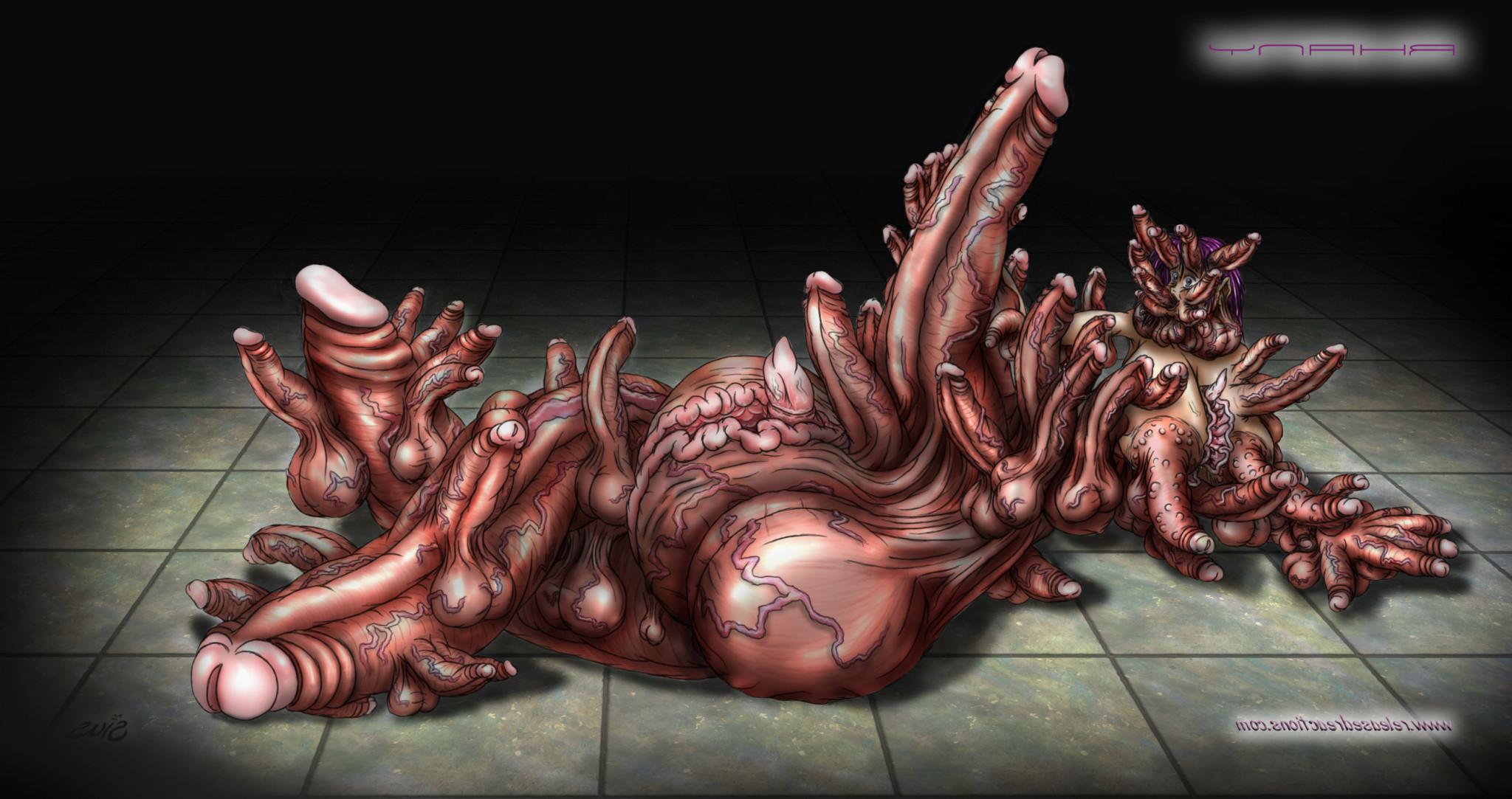 10P Cock monster futanari