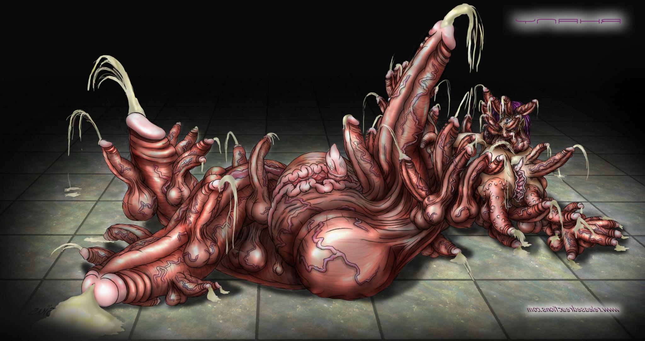 10P Cock monster futanari