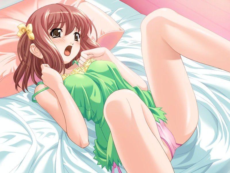14P Blonde anime teen bends over dripping cum from her pussy